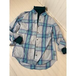 NWT Eddie Bauer Plaid Shirt & L.L. Bean Turtle Neck Sweater Bundle of 2 Size XS